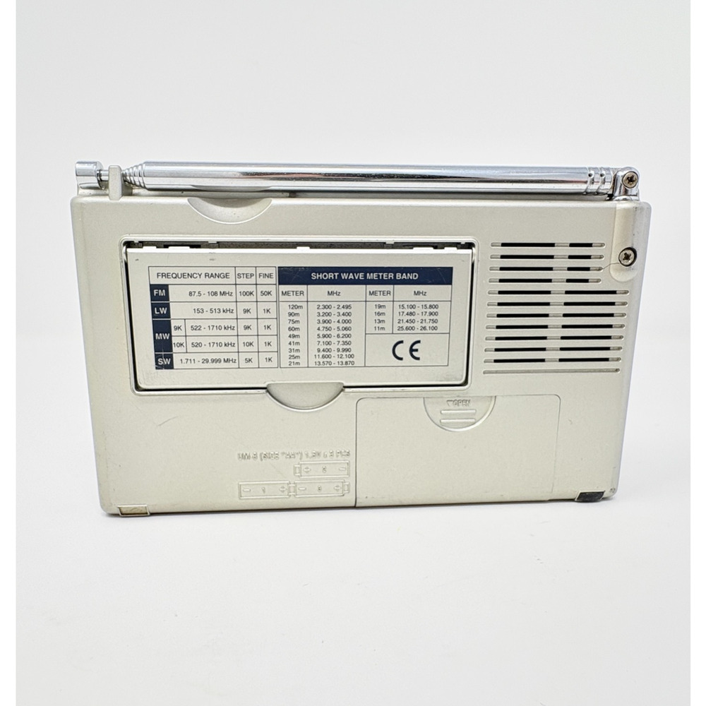 Sangean ATS-606A FM LW MW SW World Band Radio Receiver Tested Working 1990s Vtg - Picture 3 of 10